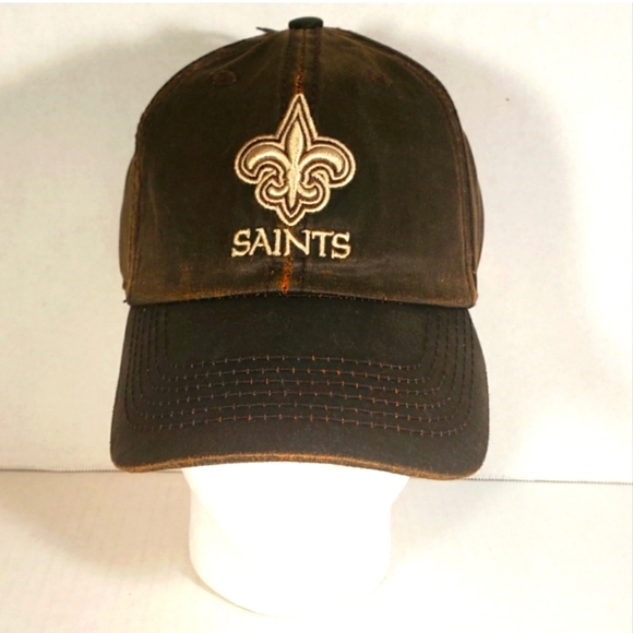 NWT Men's New Orleans Saints '47 Cleanup Distressed Adjustable Hat - Picture 1 of 5
